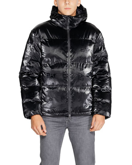 EA7 Emporio Armani Black Polyester Jacket