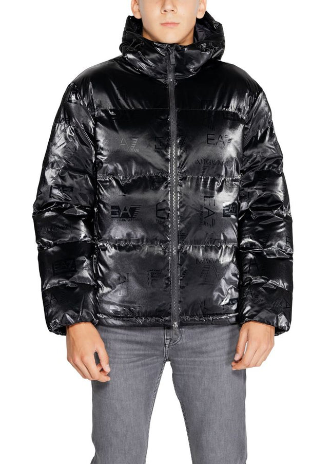 EA7 Emporio Armani Black Polyester Jacket