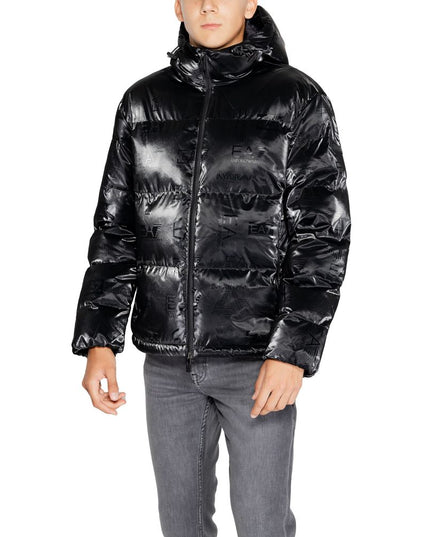 EA7 Emporio Armani Black Polyester Jacket