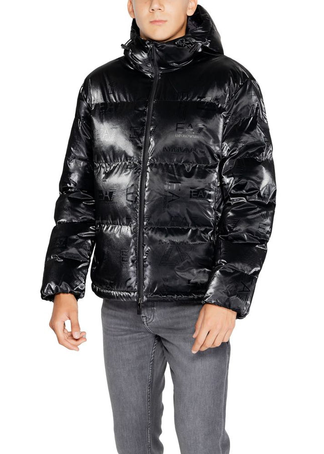 EA7 Emporio Armani Black Polyester Jacket