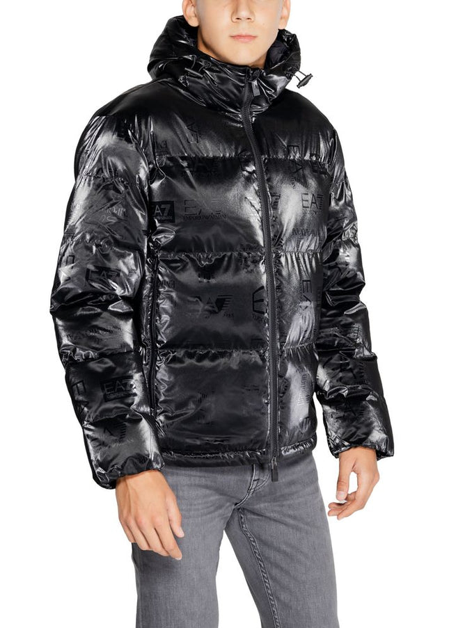 EA7 Emporio Armani Black Polyester Jacket