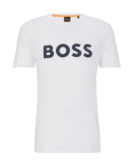 Hugo Boss White Cotton T-Shirt