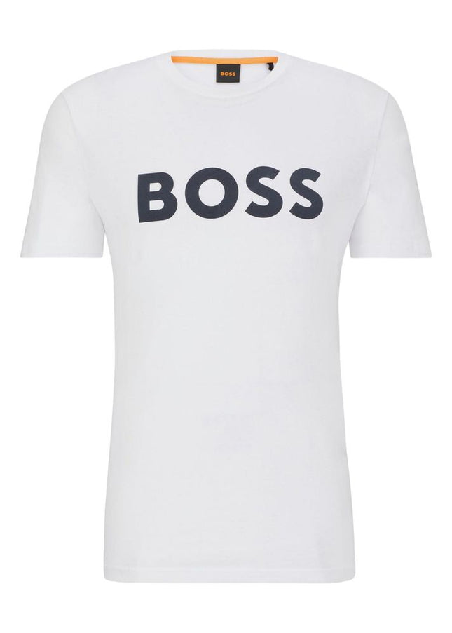 Hugo Boss White Cotton T-Shirt