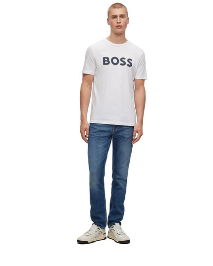 Hugo Boss White Cotton T-Shirt