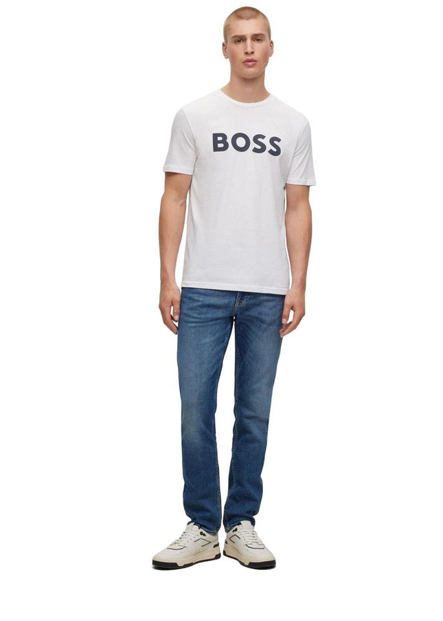 Hugo Boss White Cotton T-Shirt