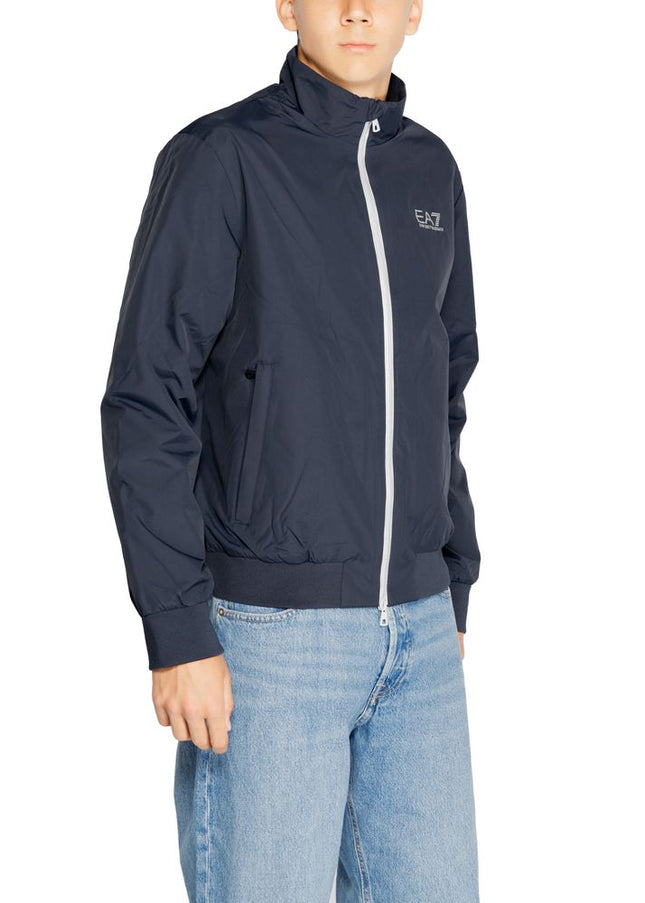 EA7 Emporio Armani Blue Polyamide Jacket