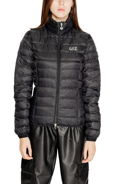 EA7 Emporio Armani Black Polyamide Jackets & Coat