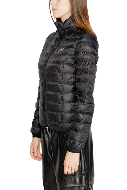 EA7 Emporio Armani Black Polyamide Jackets & Coat