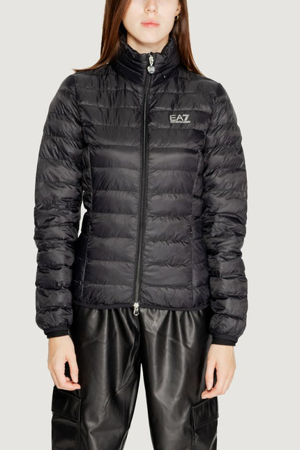 EA7 Emporio Armani Black Polyamide Jackets & Coat