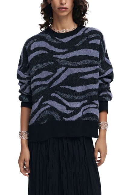 Desigual Black Polyester Sweater