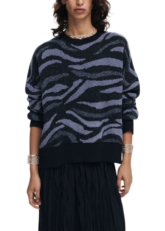 Desigual Black Polyester Sweater