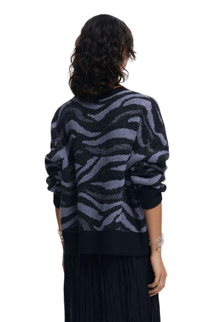 Desigual Black Polyester Sweater