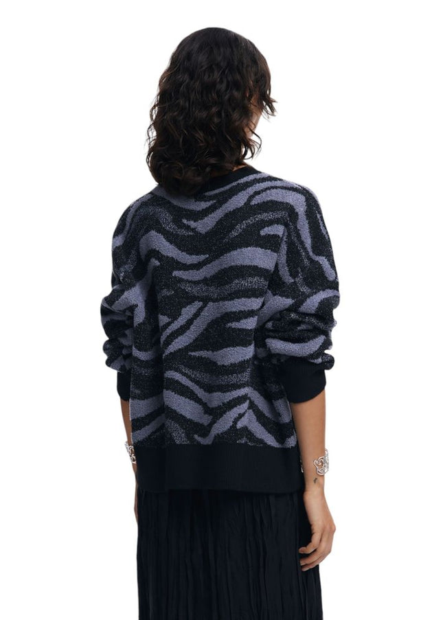 Desigual Black Polyester Sweater