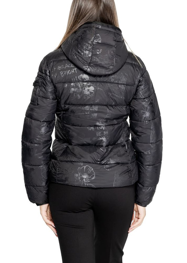 Desigual Black Polyamide Jackets & Coat