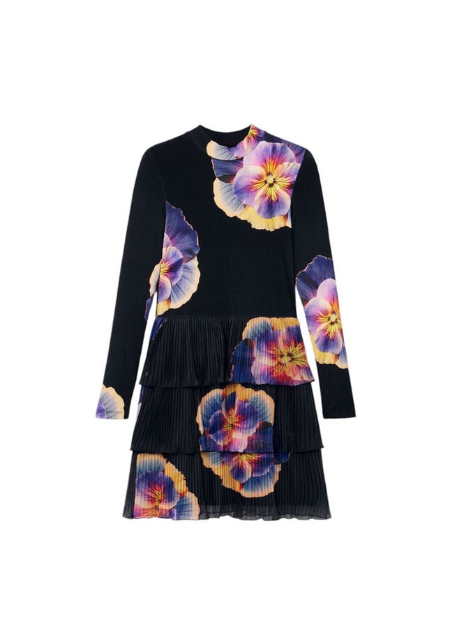 Desigual Black Viscose Dress