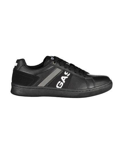 Gas Black Artificial Leather Sneaker