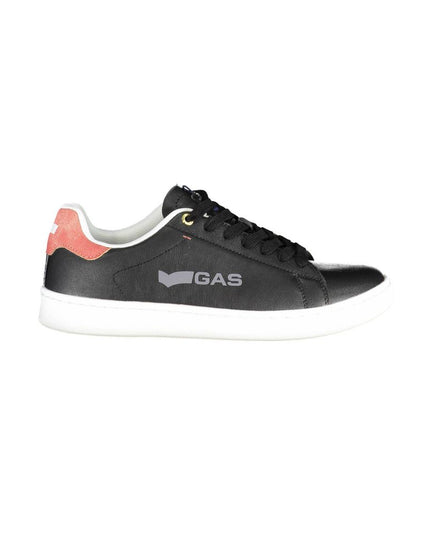 Gas Black Artificial Leather Sneaker