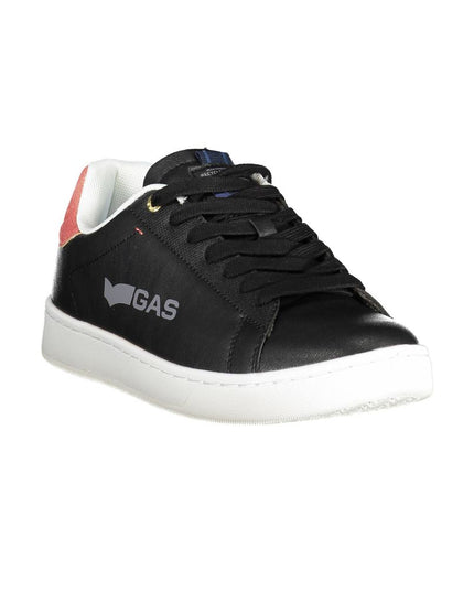 Gas Black Artificial Leather Sneaker