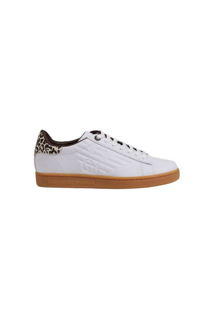 EA7 Emporio Armani Beige Leather Sneaker