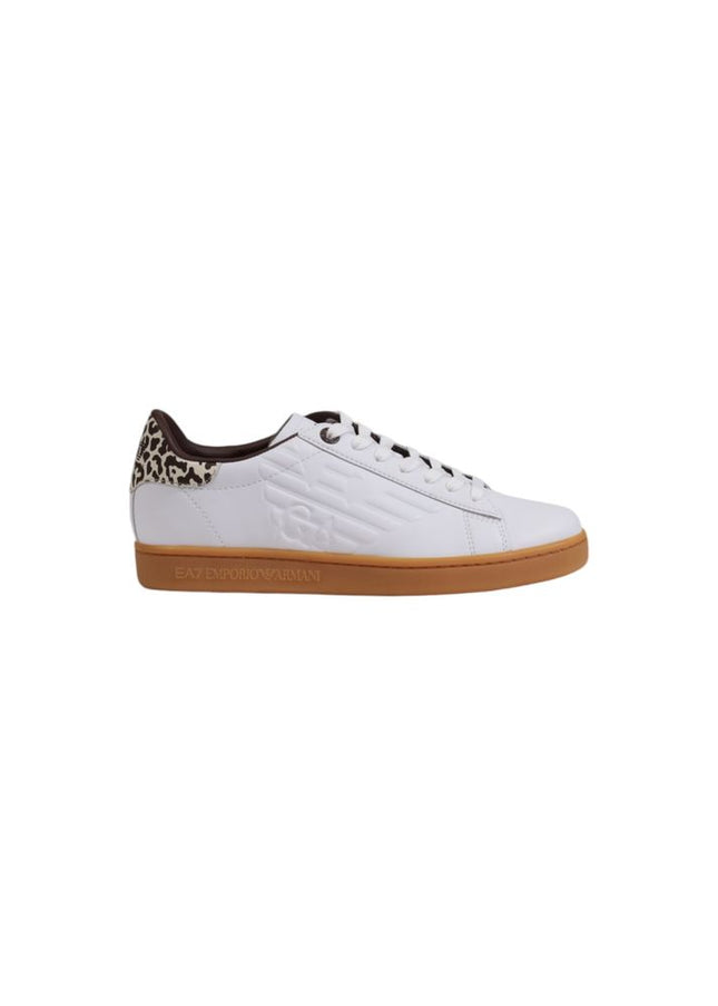 EA7 Emporio Armani Beige Leather Sneaker