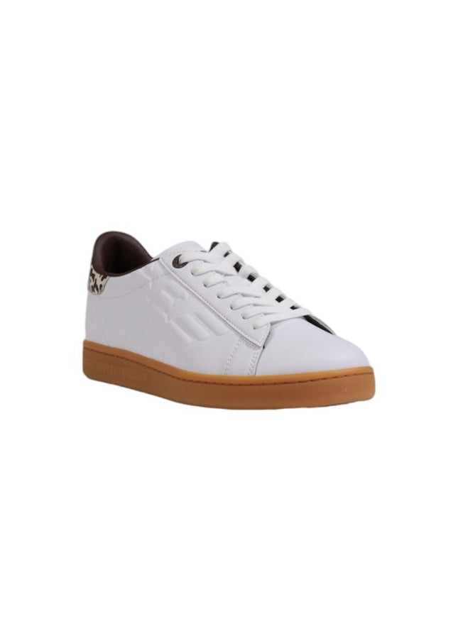 EA7 Emporio Armani Beige Leather Sneaker