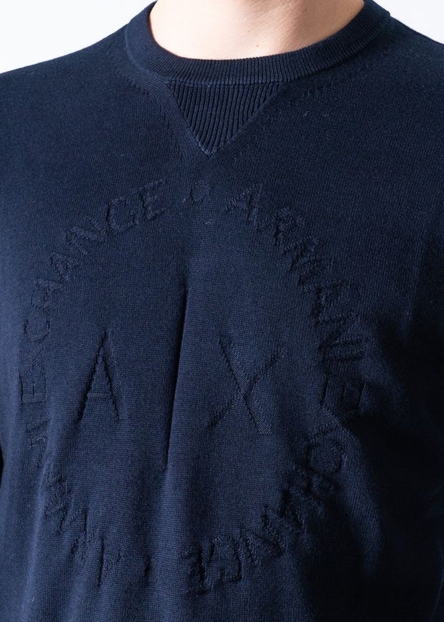 Armani Exchange Blue Cotton T-Shirt