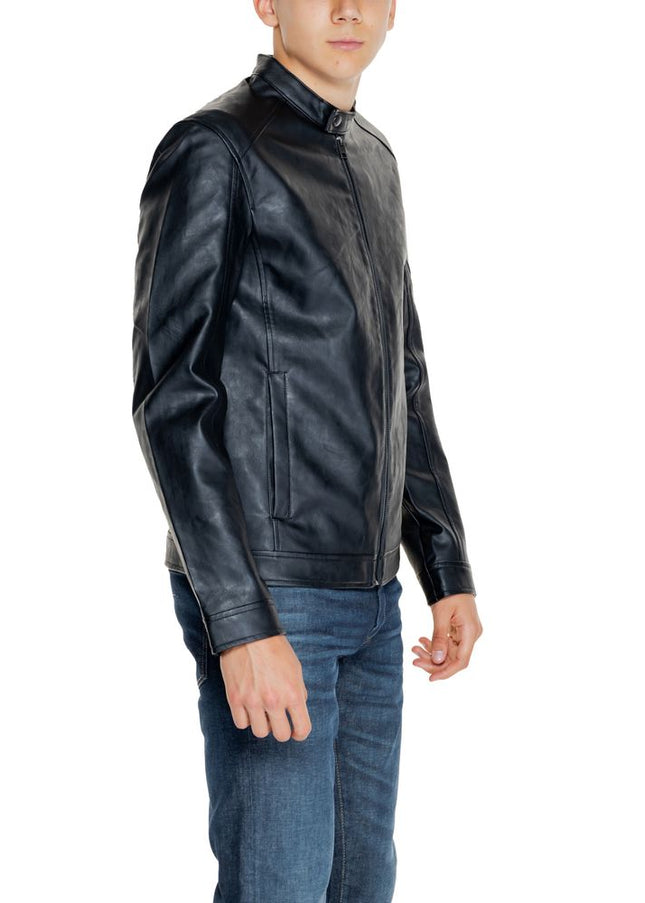 Jack Jones Black Polyester Jacket