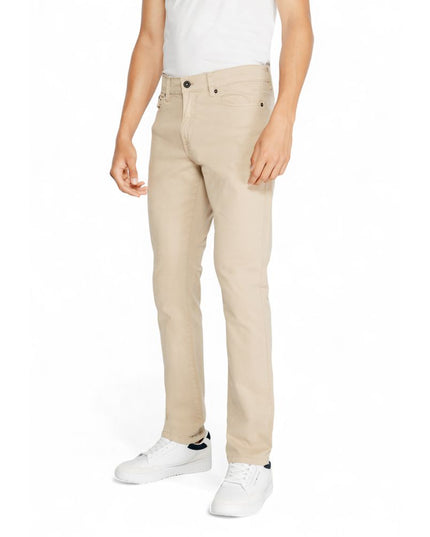 Gas Beige Cotton Jeans & Pant