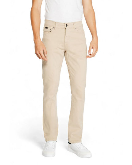 Gas Beige Cotton Jeans & Pant