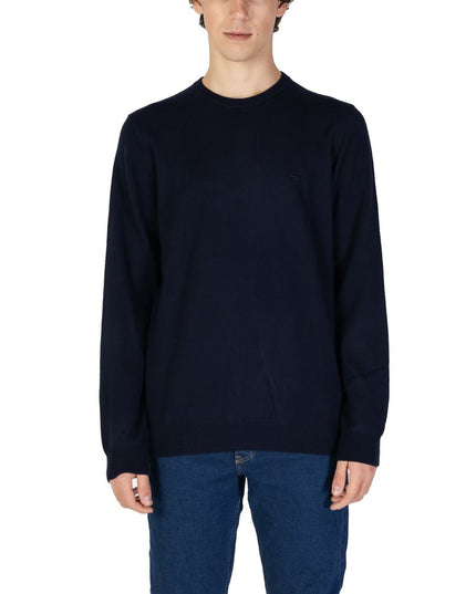 Gas Blue Cotton Sweater