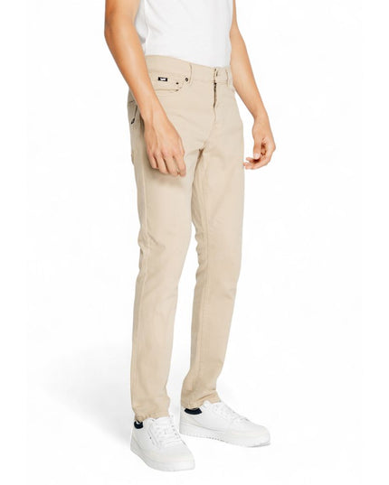 Gas Beige Cotton Jeans & Pant