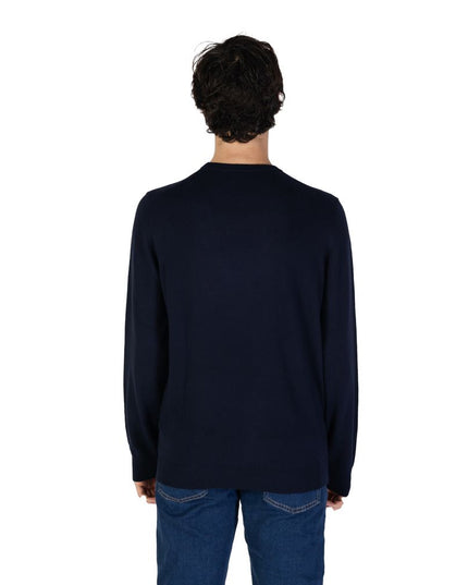 Gas Blue Cotton Sweater