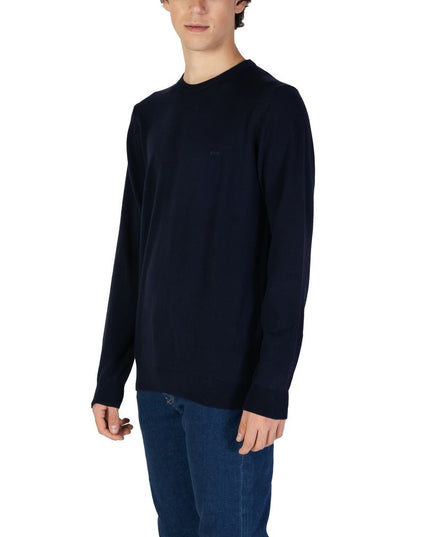 Gas Blue Cotton Sweater