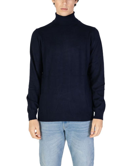 Gas Blue Cotton Sweater