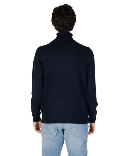 Gas Blue Cotton Sweater