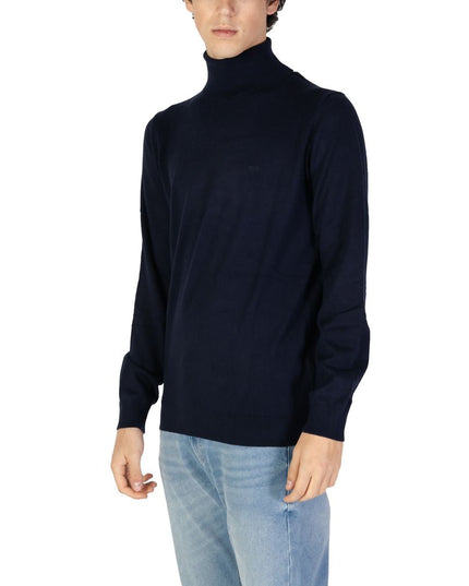 Gas Blue Cotton Sweater