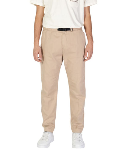 Gas Beige Cotton Jeans & Pant