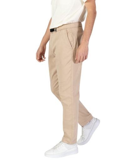 Gas Beige Cotton Jeans & Pant