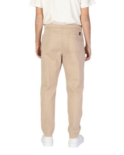 Gas Beige Cotton Jeans & Pant