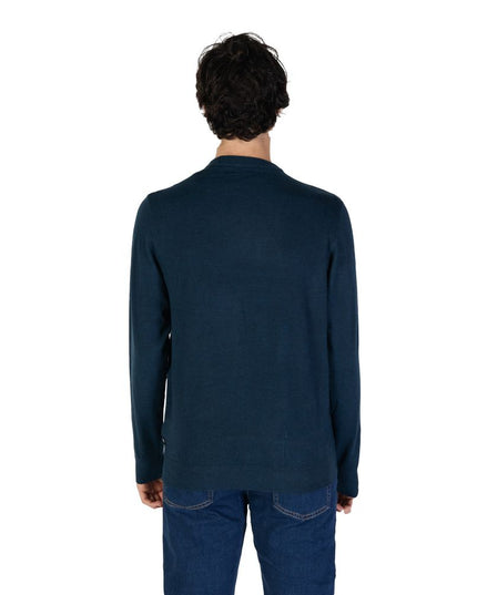 Gas Blue Acrylic Sweater