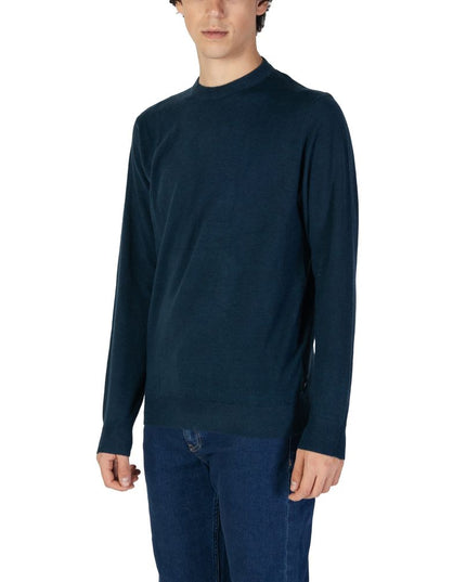 Gas Blue Acrylic Sweater