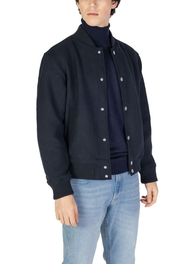 Gas Blue Polyester Jacket