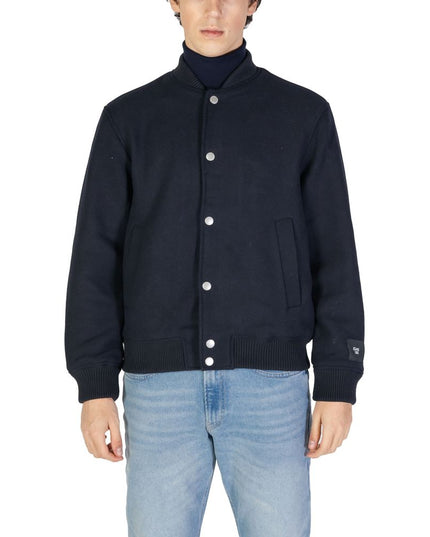 Gas Blue Polyester Jacket