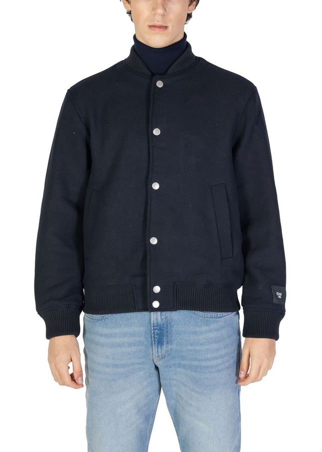 Gas Blue Polyester Jacket