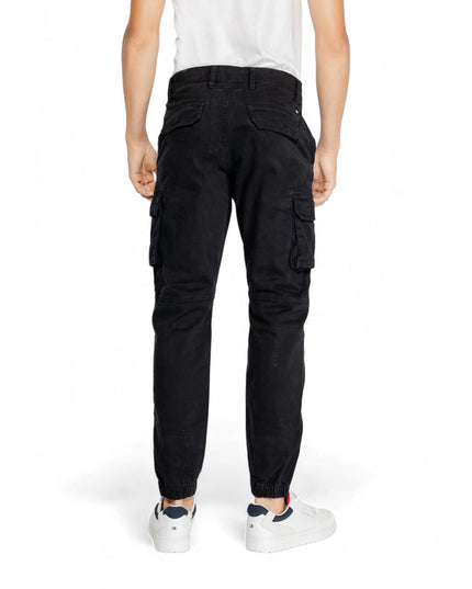 Gas Black Cotton Jeans & Pant