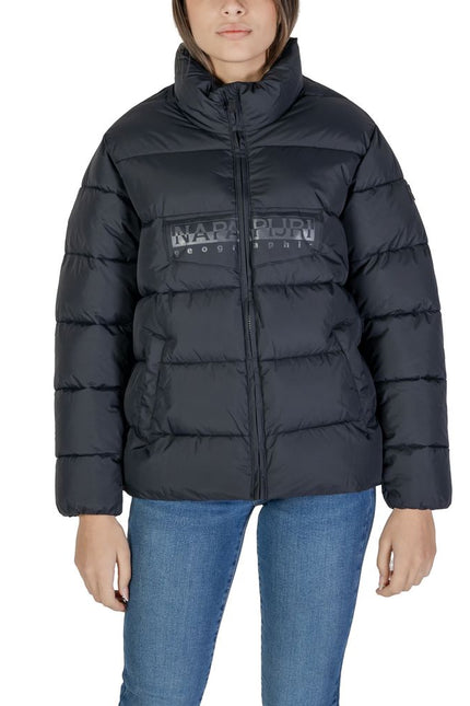 Napapijri Black Polyester Jackets & Coat