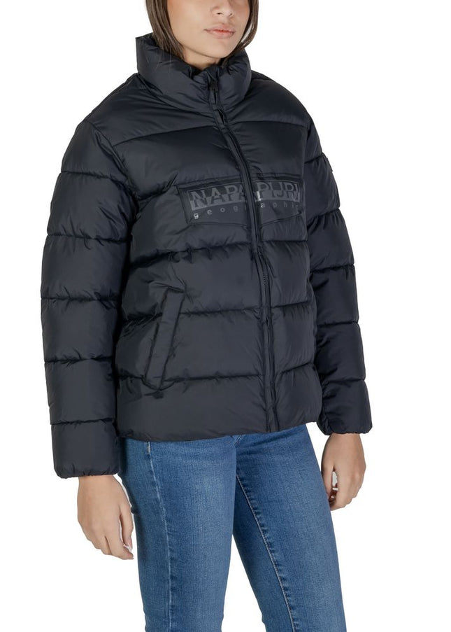 Napapijri Black Polyester Jackets & Coat