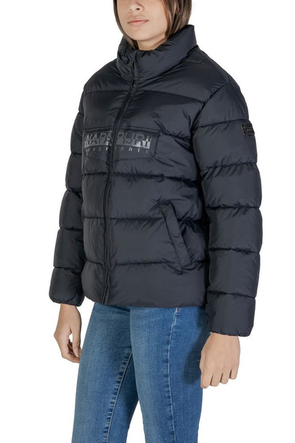 Napapijri Black Polyester Jackets & Coat