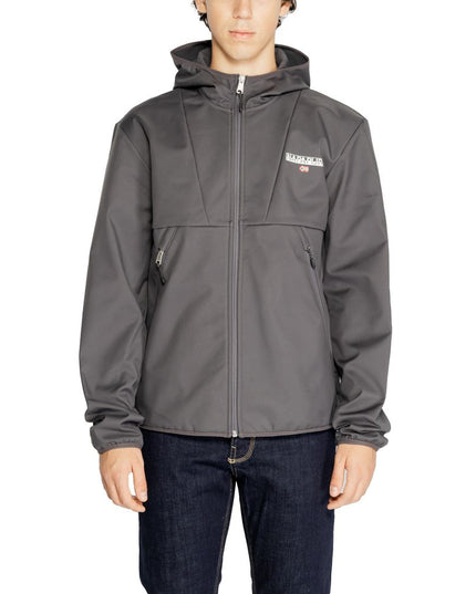 Napapijri Gray Polyester Jacket