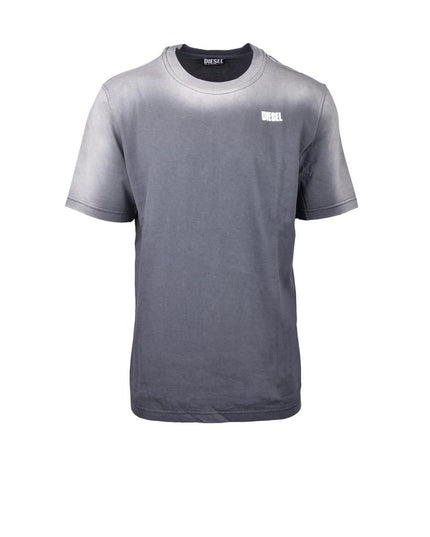 Diesel Gray Cotton T-Shirt